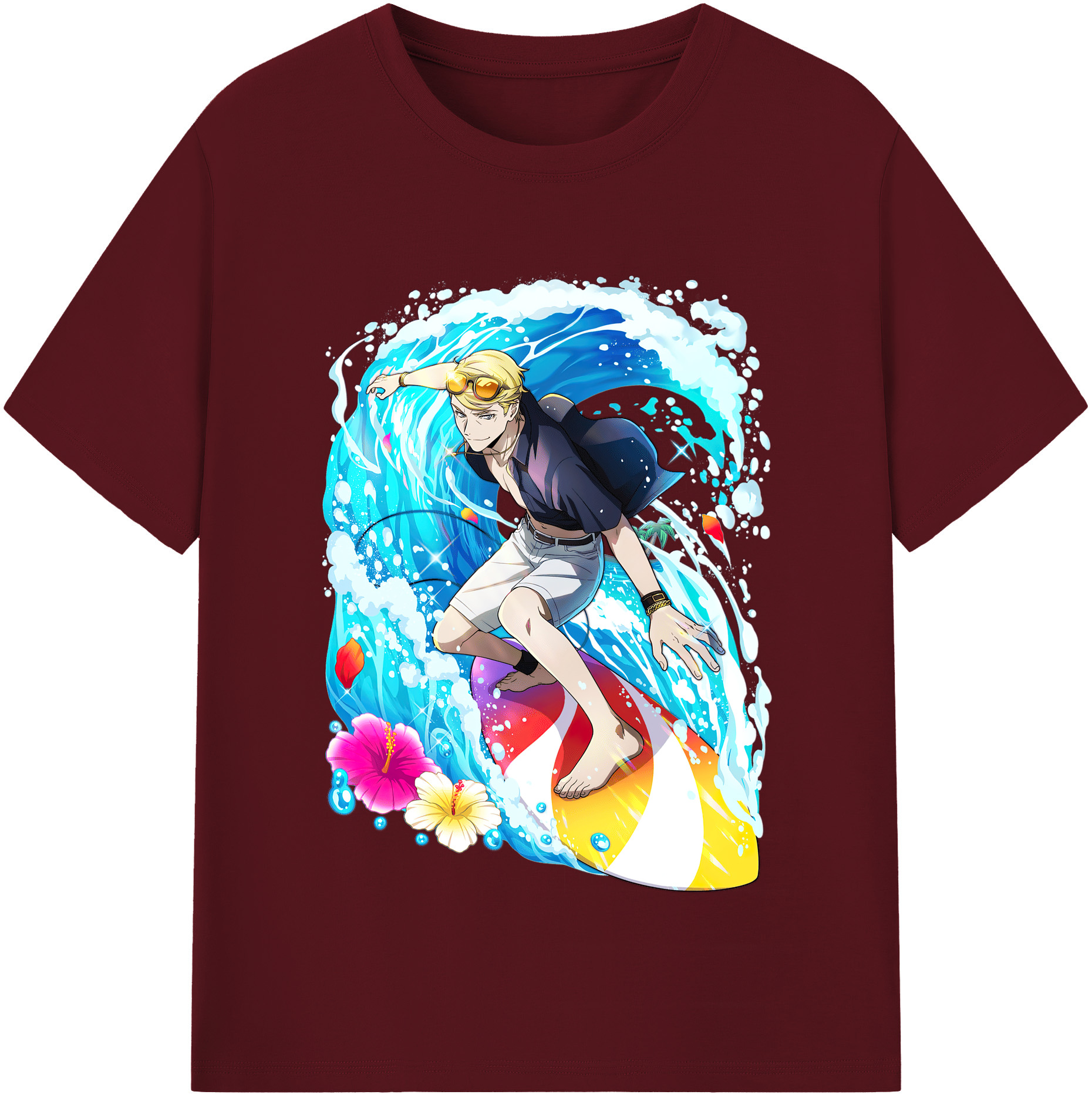 （画像用） 文豪ストレイドッグス Bungo Stray Dogs 綿100％半袖Tシャツ（フロントプリント）